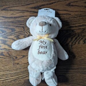 Cream My First Bear Plush